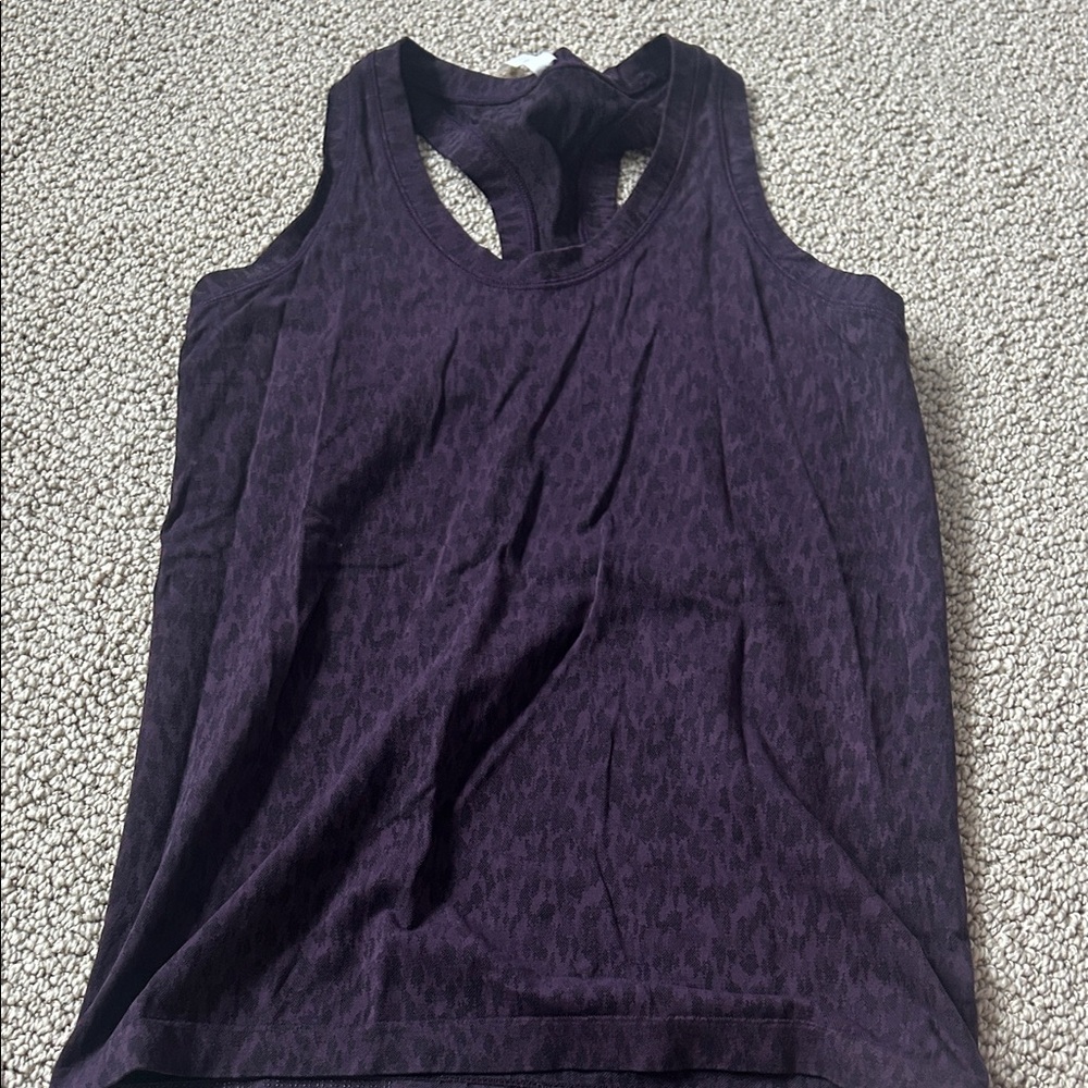 Womens Plum Athleta Workout Tank